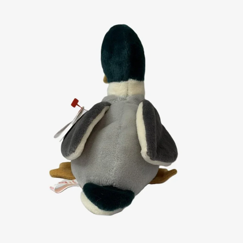 Ty Beanie Baby Jake Mallard Duck Plush w/ Tag Vintage 1997 Beanie Babies
